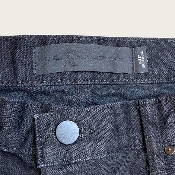 Denim x Alexander Wang 002 Relaxed Jean in Black Sz 27 EUC Straight Leg Jean - Picture 10 of 11